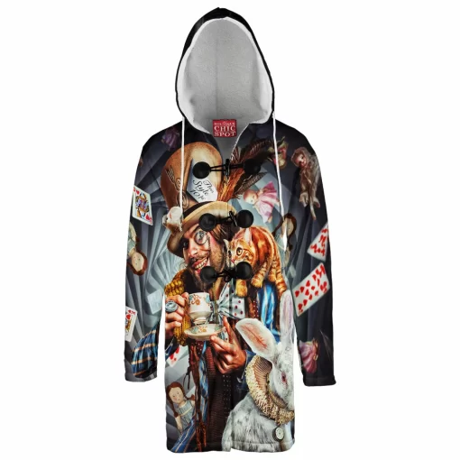 The Mad Hatter Hooded Cloak Coat