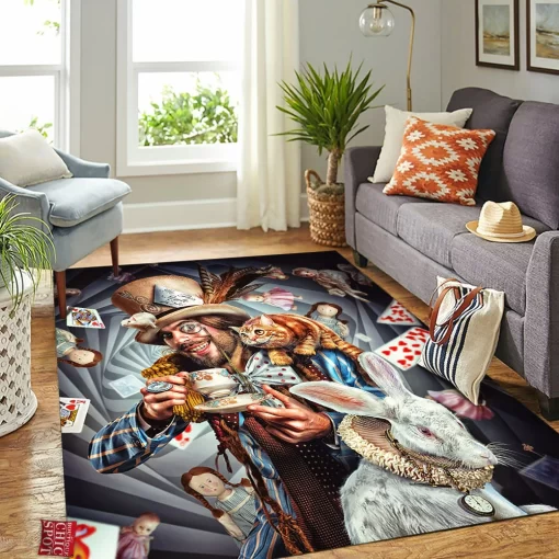 The Mad Hatter Rectangle Rug