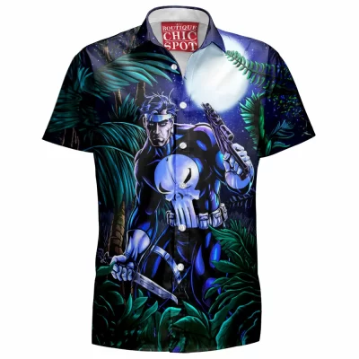 Comic Hawaiian-Shirt, Punisher Hawaiian-Shirt