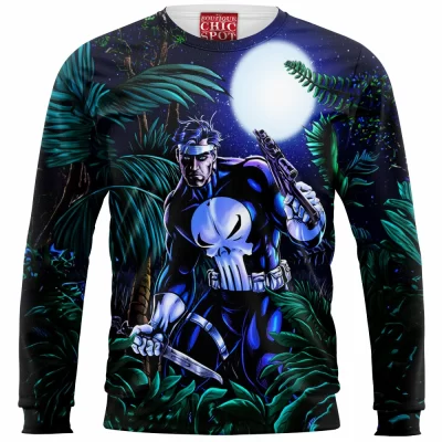 Comic Zip Sweatshirt, Punisher Zip Sweatshirt