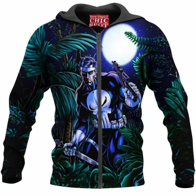 Comic Zip-Hoodie, Punisher Zip-Hoodie
