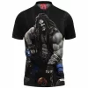 Comic Polo Shirt, Lobo Polo Shirt