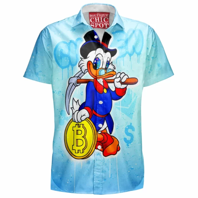 Scrooge McDuck Hawaiian Shirt