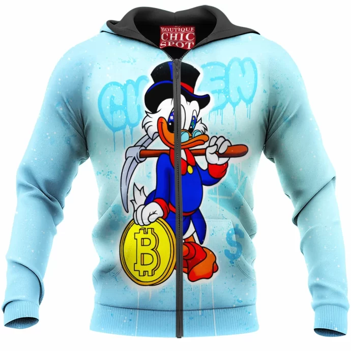 Scrooge McDuck Zip Hoodie