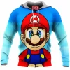 Game Fleece-Hoodie, Mario Fleece-Hoodie