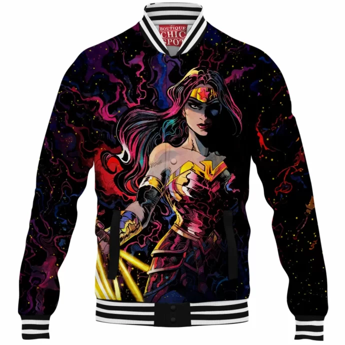 Wonder Woman Baseball Jacket