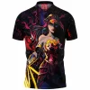 Comic Polo Shirt, Wonder Woman Polo Shirt
