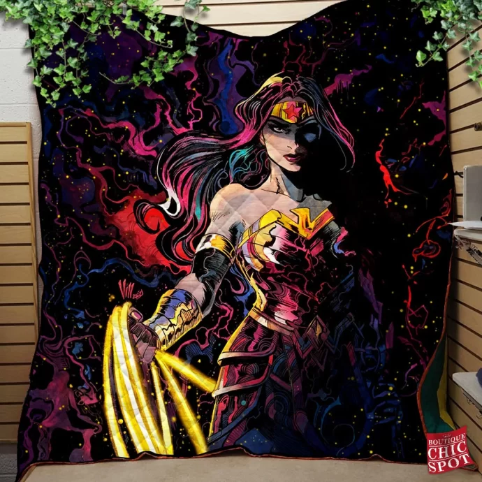 Wonder Woman Quilt Blanket