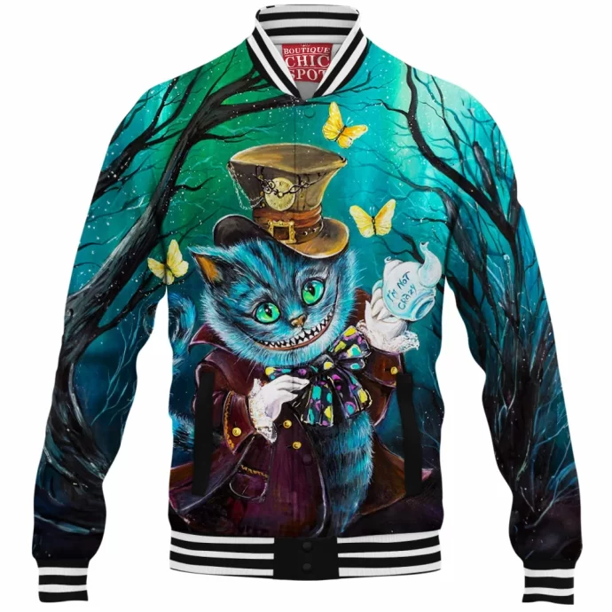 Cheshire Cat Baseball Jacket