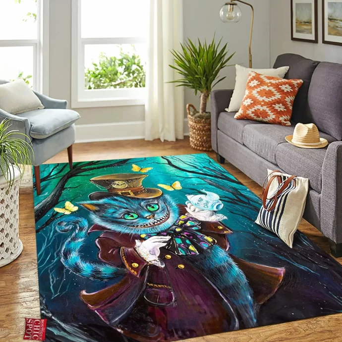 Cheshire Cat Rectangle Rug