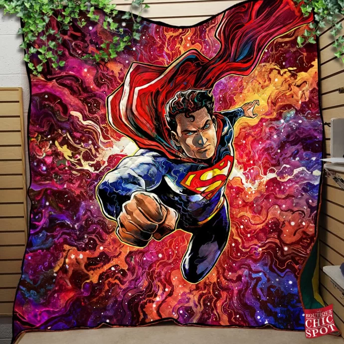 Superman Quilt Blanket