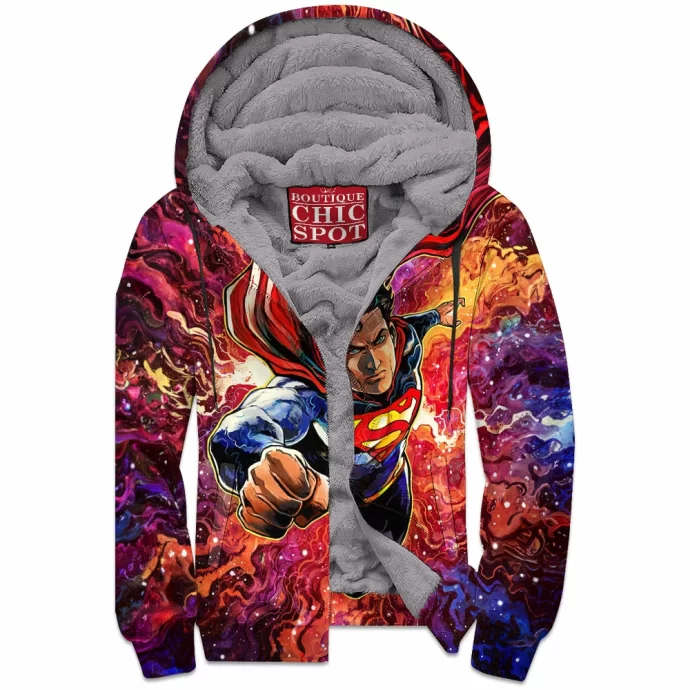 Superman Zip Fleece Hoodie