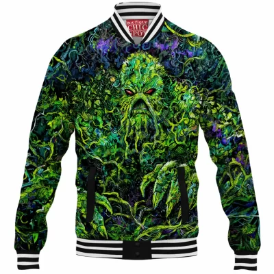 Comic Baseball-Jacket, Swamp Thing Baseball-Jacket