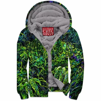 Comic Zip-Fleece-Hoodie, Swamp Thing Zip-Fleece-Hoodie
