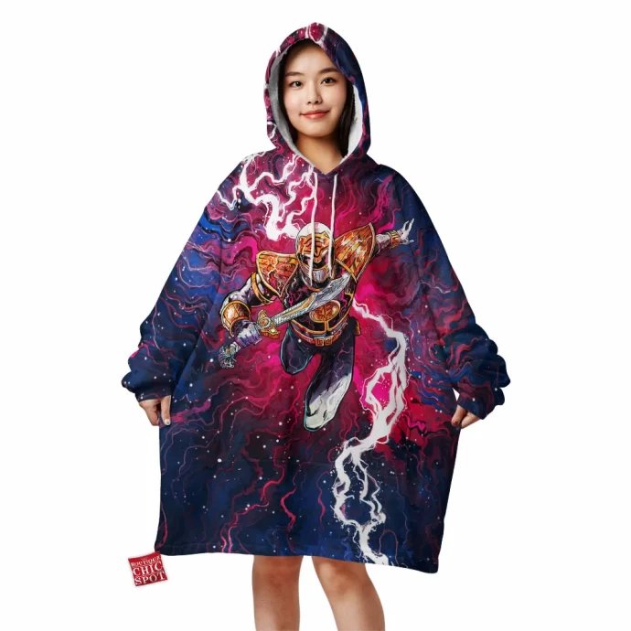 Mighty Morphin Power Rangers Blanket Hoodie