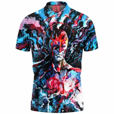 Comic Polo Shirt, Daredevil Polo Shirt