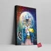 Stranger Things Eleven Cat Canvas Wall Art