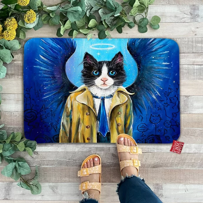 Angel Supernatural Cat Doormat