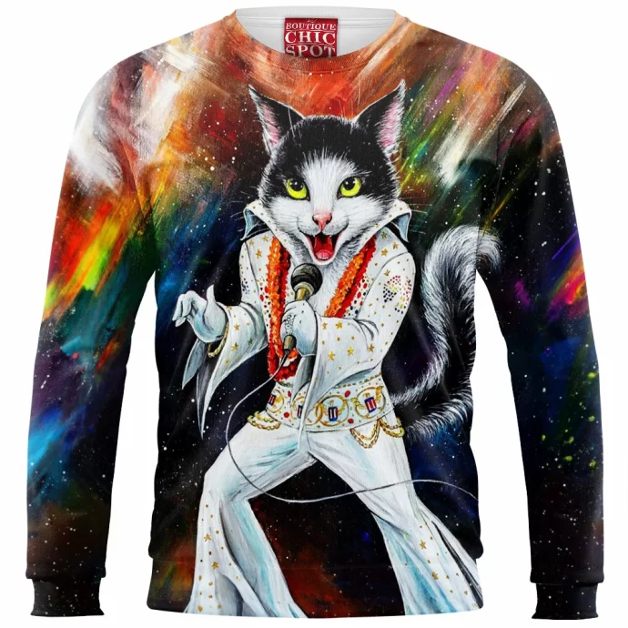 Elvis Presley Cat Sweatshirt