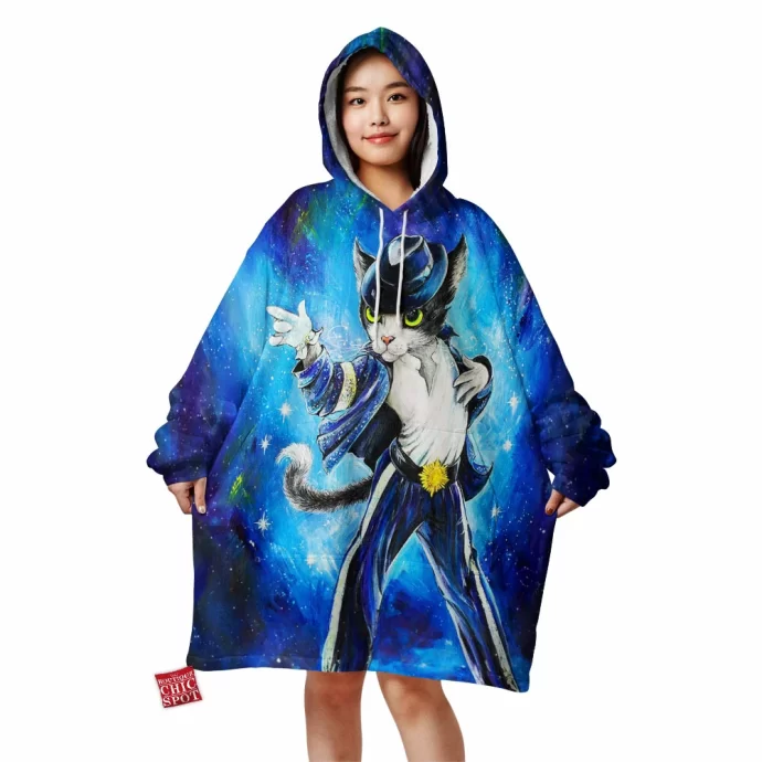 Michael Jackson Cat Blanket Hoodie