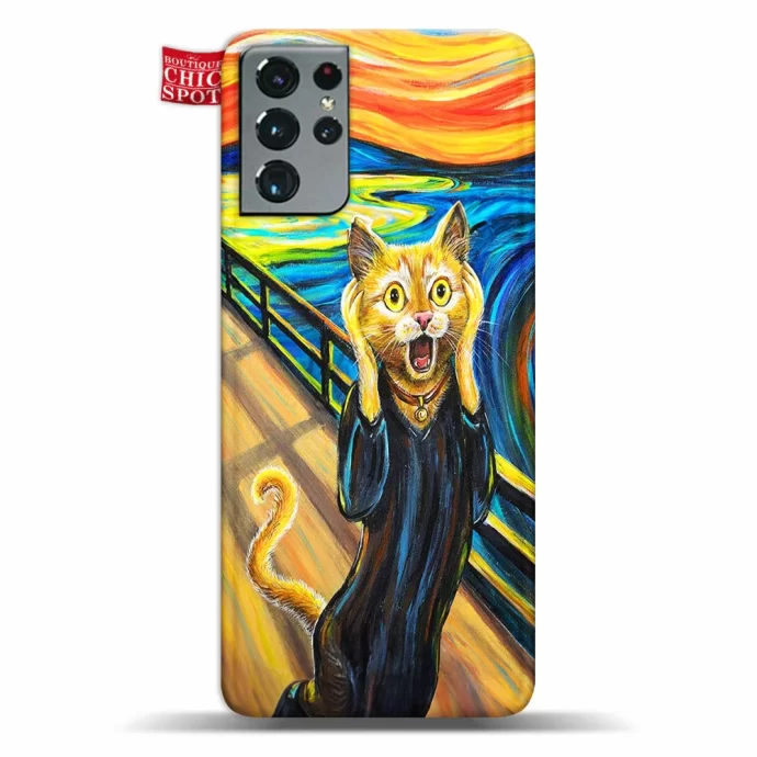 Cat Scream Phone Case Samsung