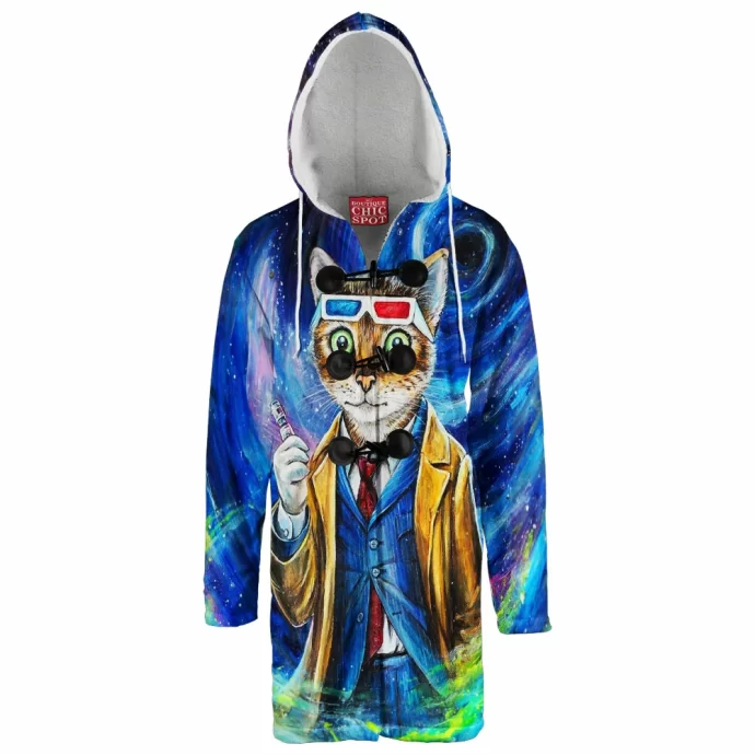 Doctor Who Cat Hooded Cloak Coat