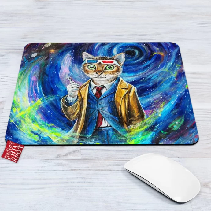 Doctor Who Cat Mouse Pad