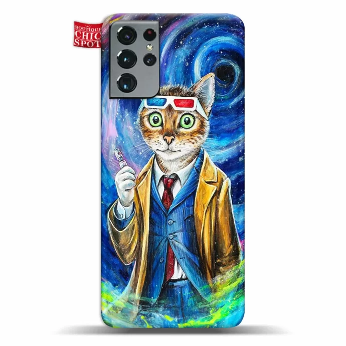 Doctor Who Cat Phone Case Samsung