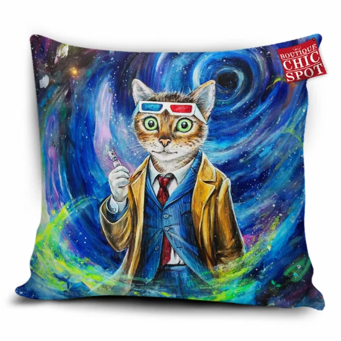 Doctor Who Cat Pillow Cover