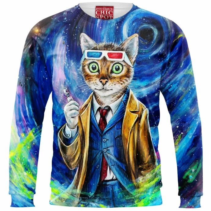 Doctor Who Cat Sweatshirt