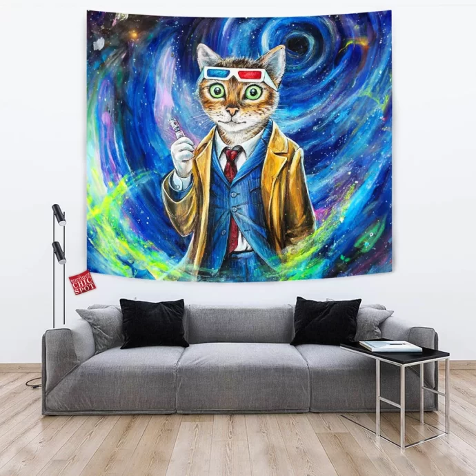 Doctor Who Cat Tapestry