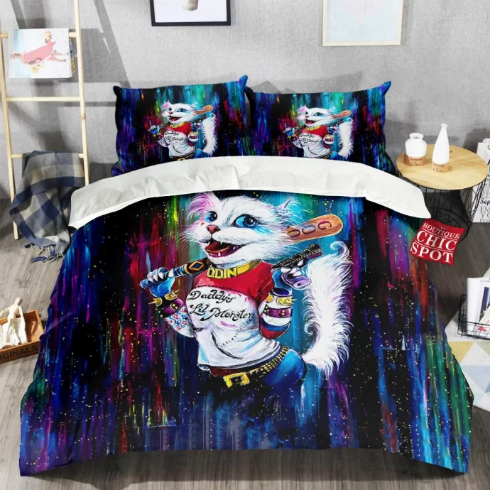 Harley Quinn Cat Bedding Set