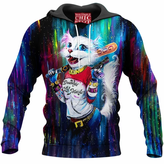 Harley Quinn Cat Hoodie