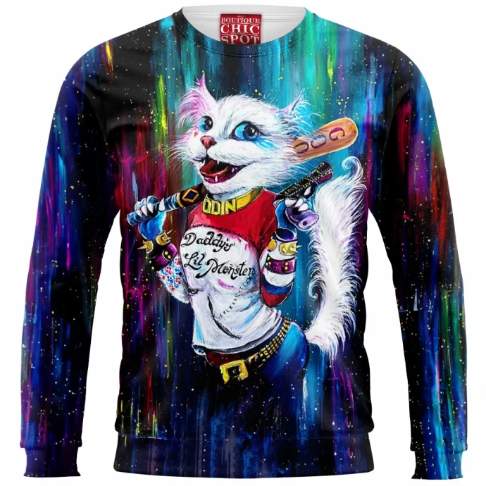 Harley Quinn Cat Sweatshirt