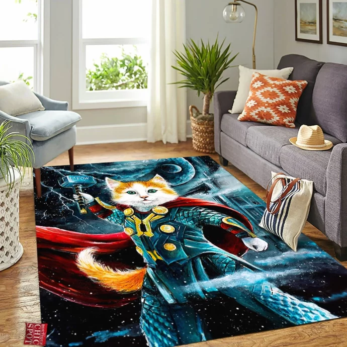 Thor Cat Rectangle Rug