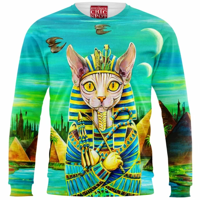 Tutankhamun Cat Sweatshirt