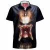 Horror Hawaiian-Shirt, Predator Hawaiian-Shirt, Sci-Fi Hawaiian-Shirt