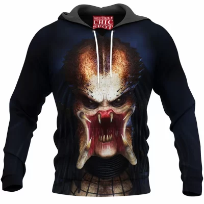 Horror Hoodie, Predator Hoodie, Sci-Fi Hoodie