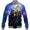 Comic Baseball-Jacket, Knull Baseball-Jacket, Infinity Gauntlet Baseball-Jacket