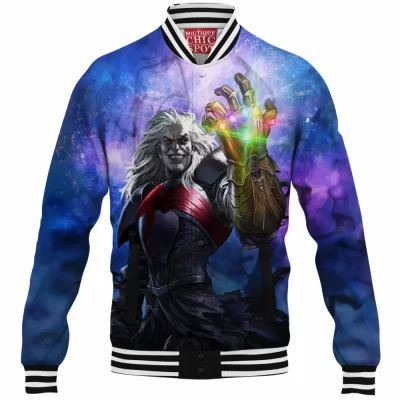 Comic Baseball-Jacket, Knull Baseball-Jacket, Infinity Gauntlet Baseball-Jacket