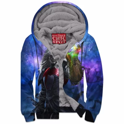 Comic Zip-Fleece-Hoodie, Knull Zip-Fleece-Hoodie, Infinity Gauntlet Zip-Fleece-Hoodie