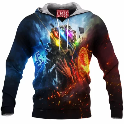 Comic Fleece-Hoodie, Infinity Gauntlet Fleece-Hoodie