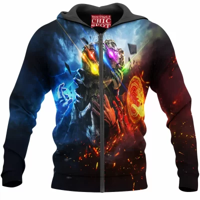 Comic Zip-Hoodie, Infinity Gauntlet Zip-Hoodie