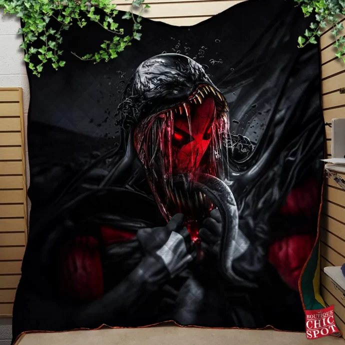 Spider-man Venom Quilt Blanket