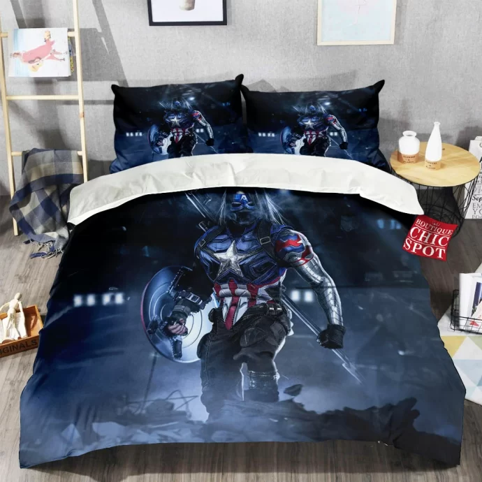 Winter Soldier x Captain America Bedding Set