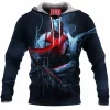 Comic Fleece-Hoodie, Venom Fleece-Hoodie