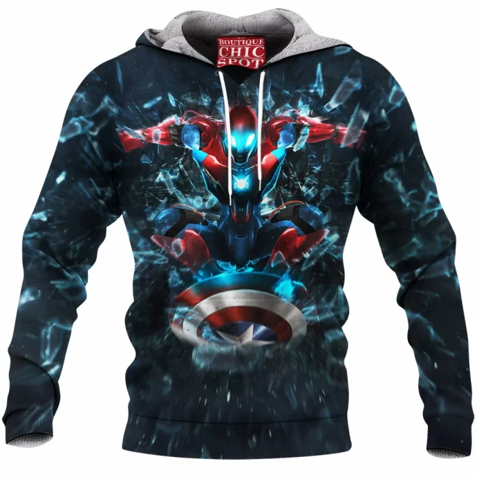 Iron Man x Spider-Man Fleece Hoodie