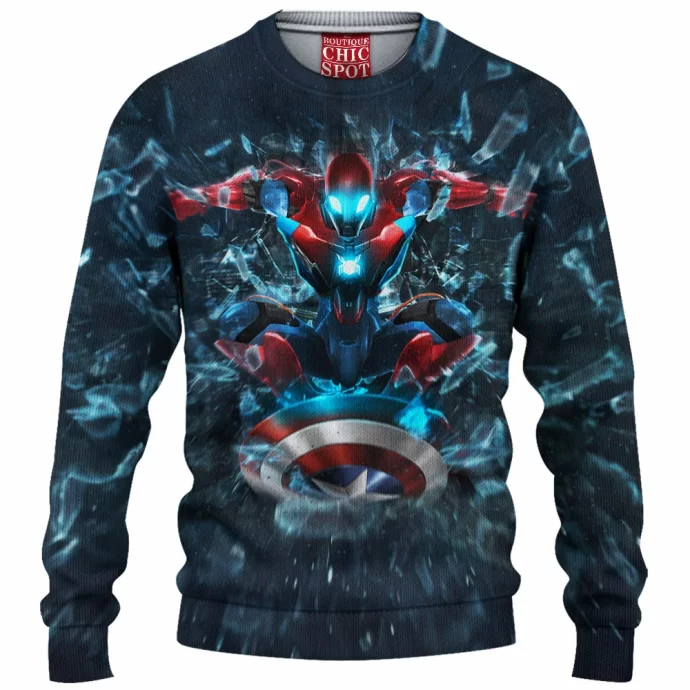 Iron Man x Spider-Man Knitted Sweater