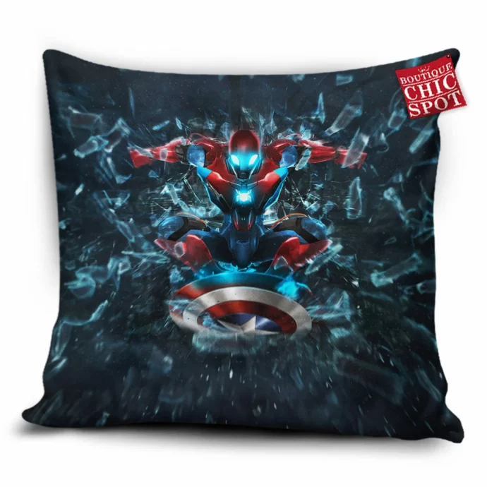 Iron Man x Spider-Man Pillow Cover