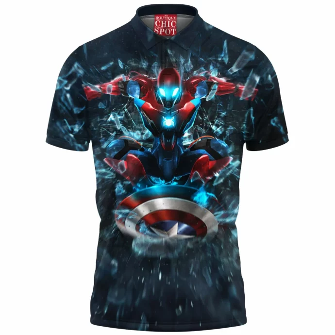 Iron Man x Spider-Man Polo Shirt